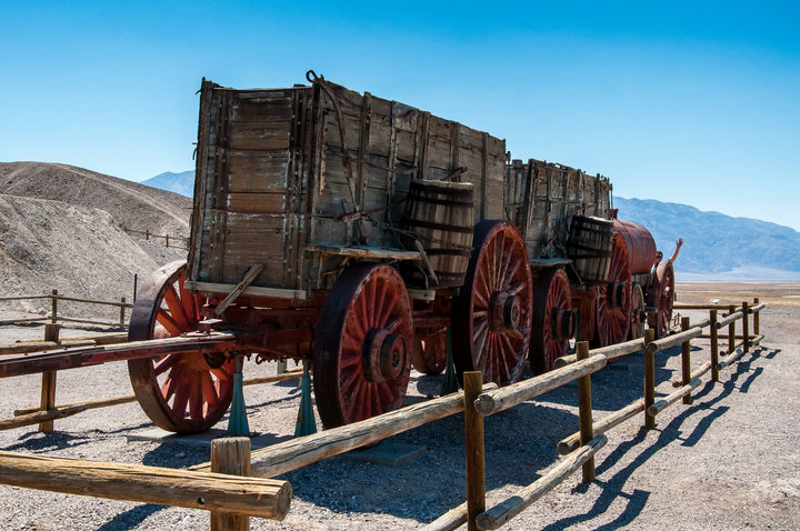 Twenty Mule Teams at Death Valley National Park
