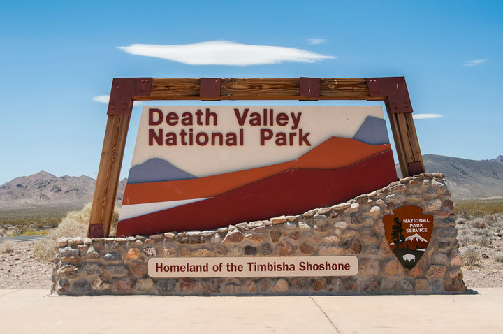 Death Valley Nat. Park sign