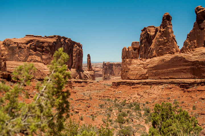 View of Arches Nat. Park